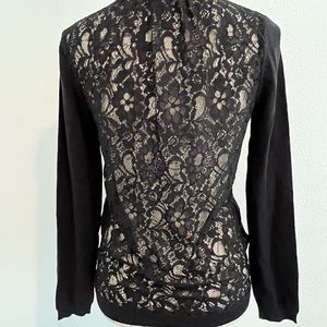 Black & Lace Sweater